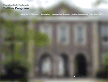 Tablet Screenshot of haddonfieldschoolstuition.com